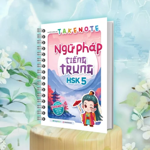 Sách Combo Takenote Ngữ pháp tiếng Trung HSK 1-6 (4 cuốn)-bìa hsk5