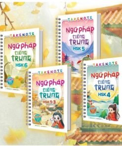 Sách Combo Takenote Ngữ pháp tiếng Trung HSK 1-6 (4 cuốn)