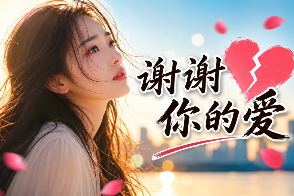 Chinese song lyrics pinyin translation: thank-you-for-your-love